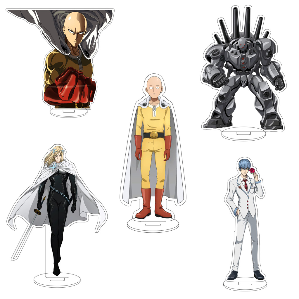 Men Accessories Gift - 16CM Anime One-Punch Man Saitama God