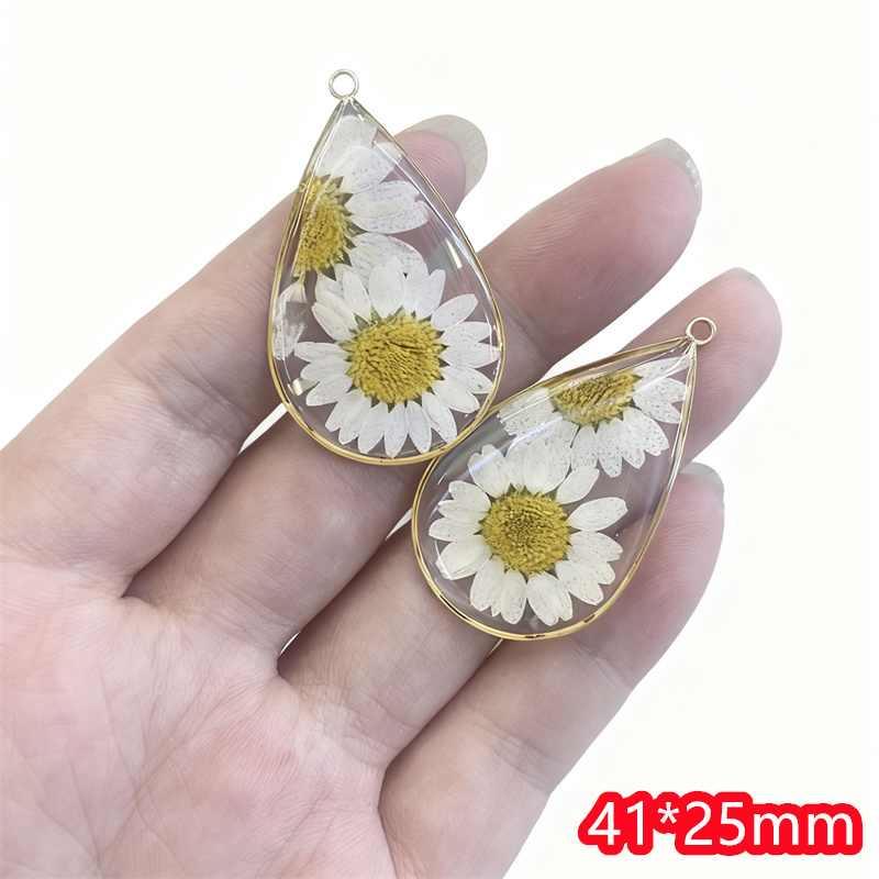 Men Accessories Locket - Min order 30pcs/lot color Daisy flowers
