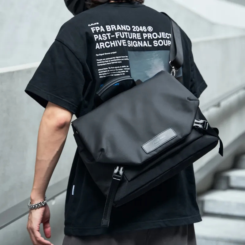 Men Accessories Box - MOYYI Waterproof Casual Men Messenger Bag,