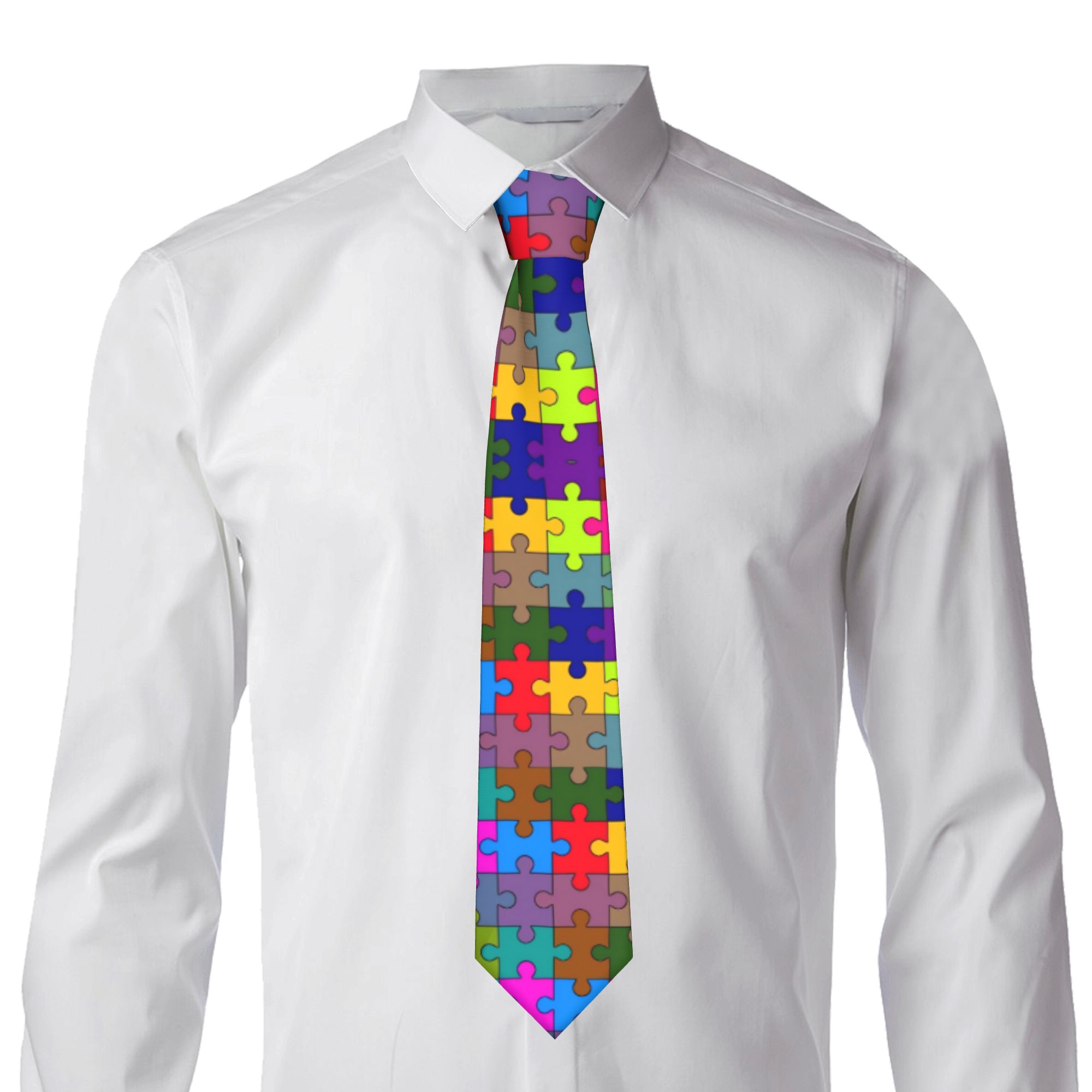 Dark Gradient Puzzle Tie  Wedd - огляд і ціна Men Accessories Wedding