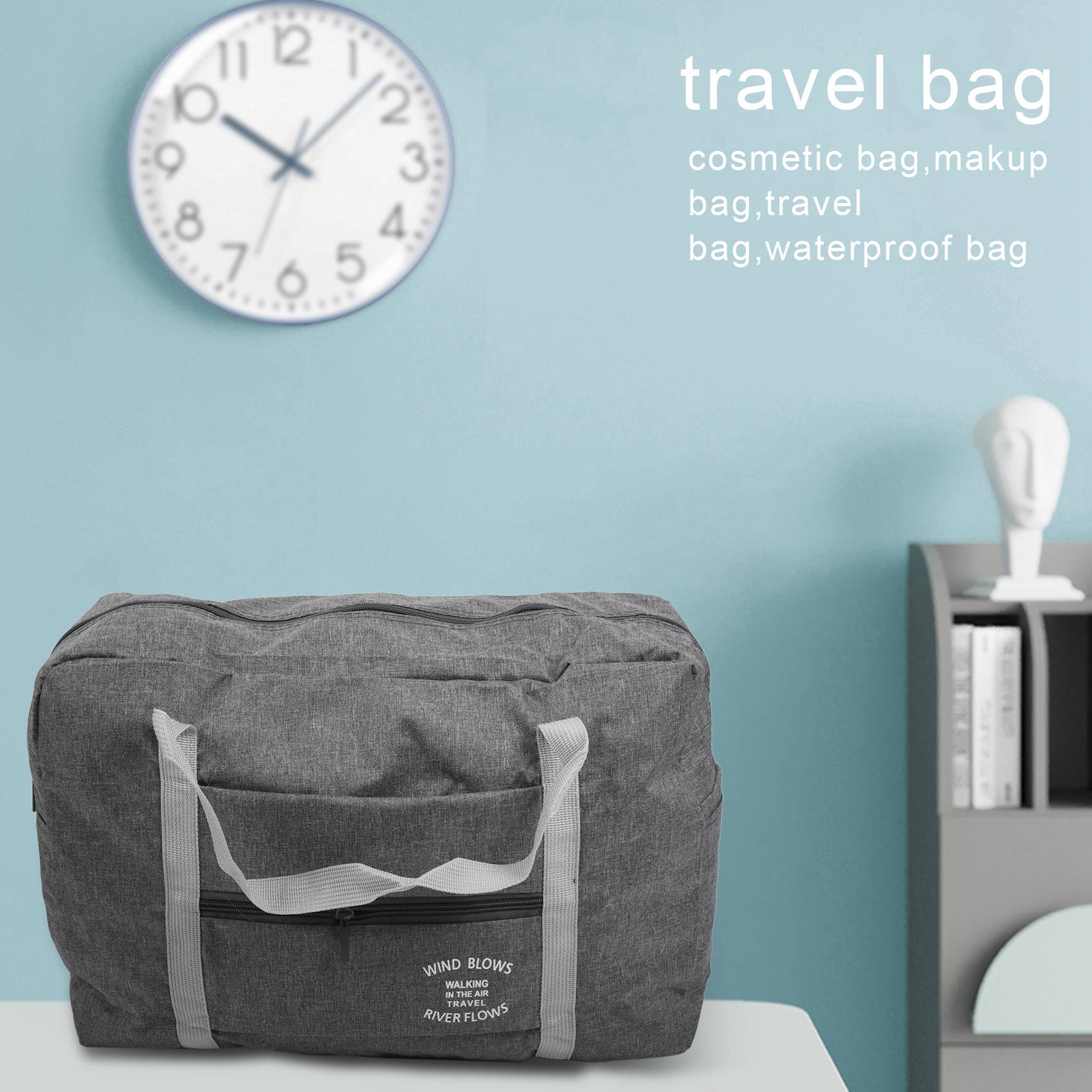 TEXU Gray Waterproof Cosmetic  - огляд і ціна Travel Organizer Men