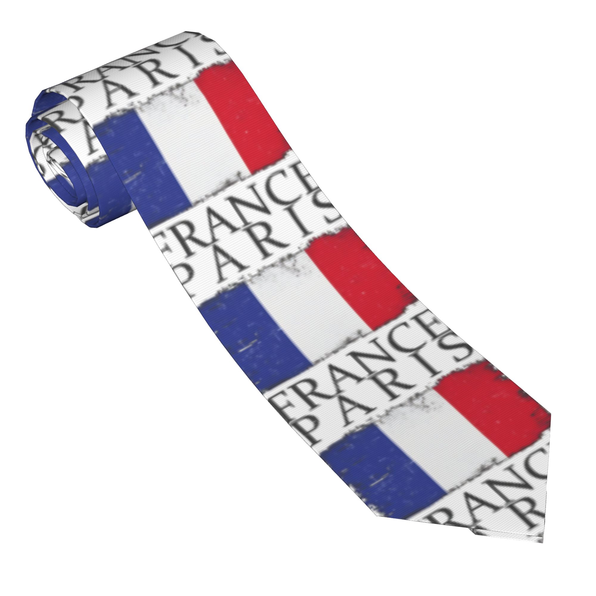 Men's Tie France Flag Capital  - огляд і ціна Men'S Accessories Paris