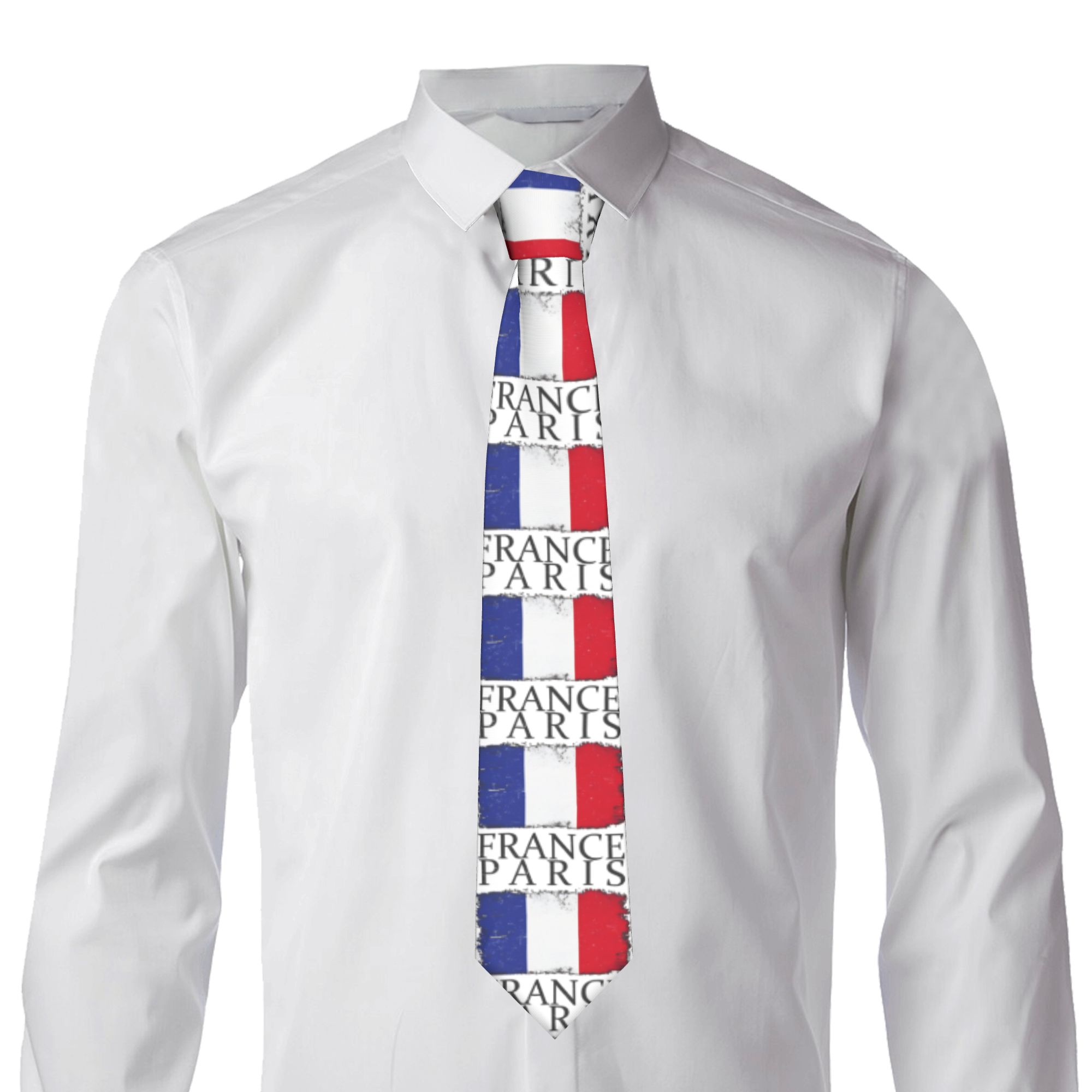 Men's Tie France Flag Capital  - огляд і ціна Men'S Accessories Paris