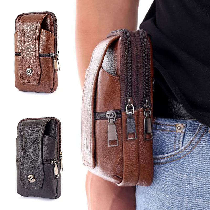 1Pcs Men Cell Phone Belt Pack  - огляд і ціна Men Accessories Box