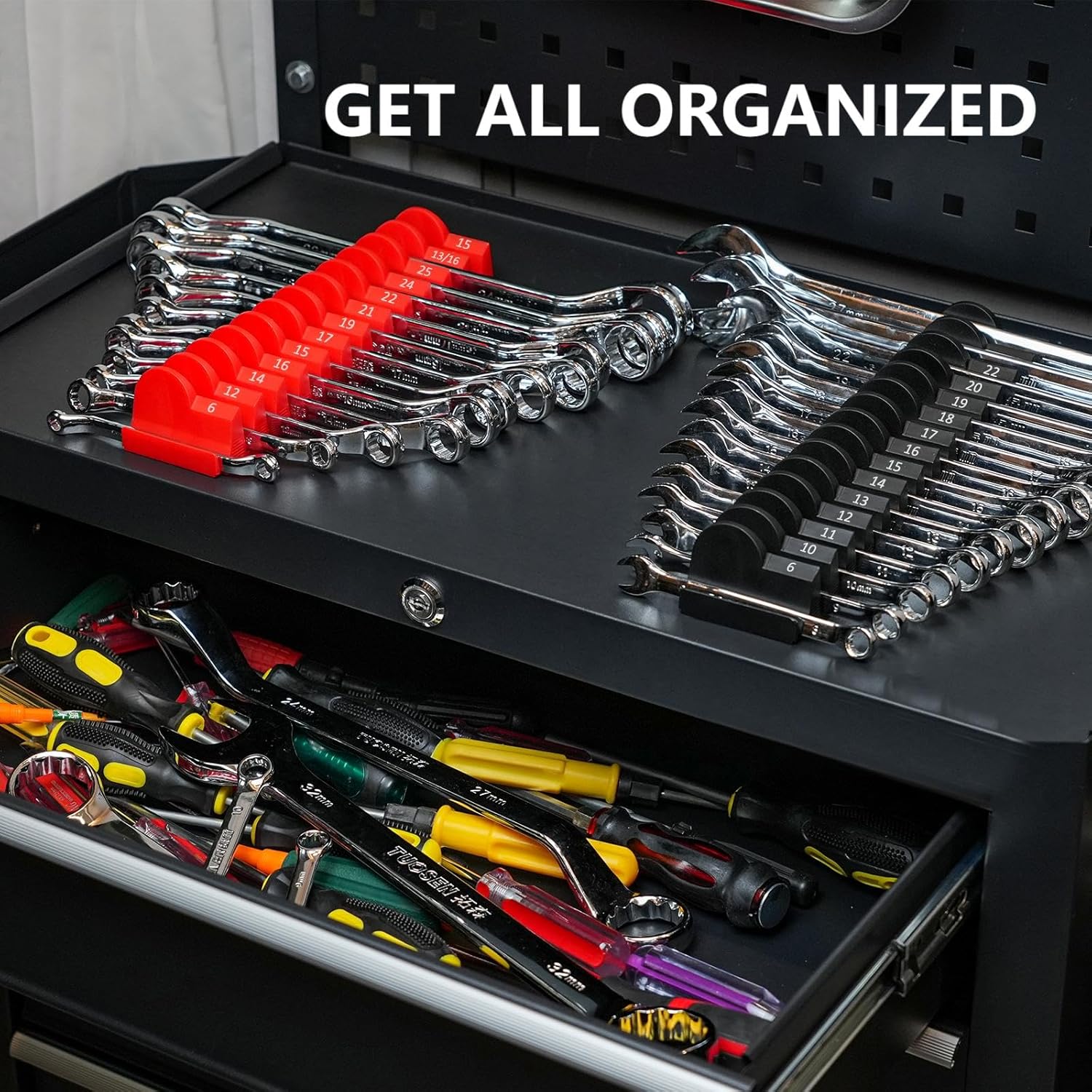 48Pcs Modular Wrench Organizer - огляд і ціна Men Accessories Drawer