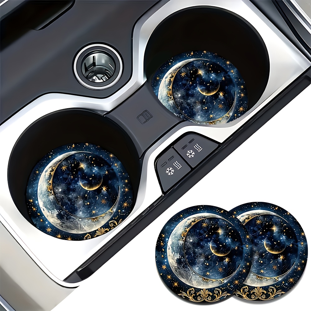 2pcs Starry Night Moon Car Cup - огляд і ціна Men Accessories Box