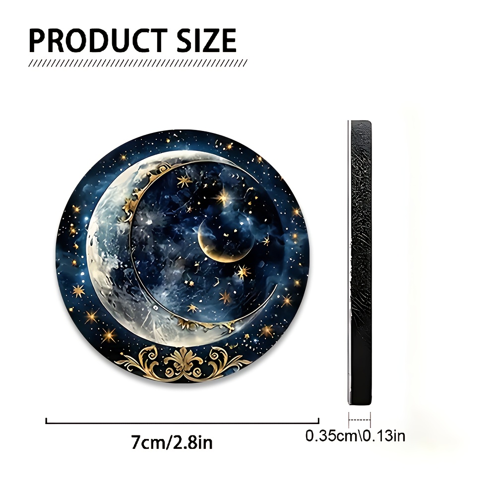 2pcs Starry Night Moon Car Cup - огляд і ціна Men Accessories Box