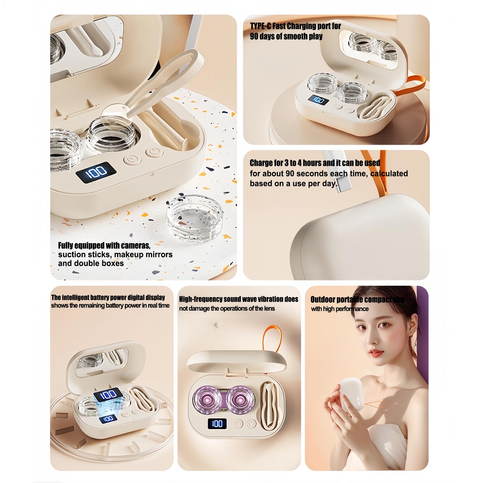Travel Contact Lens Case Kit U - огляд і ціна Travel Organizer Men