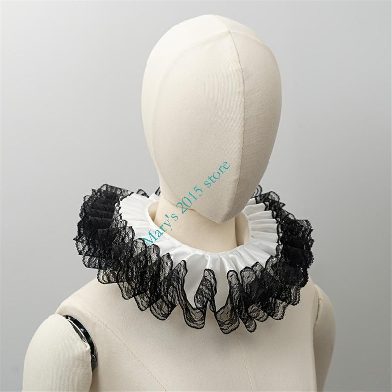 Victorian Layered Lace Ruffle  - огляд і ціна Men'S Victorian Accessories