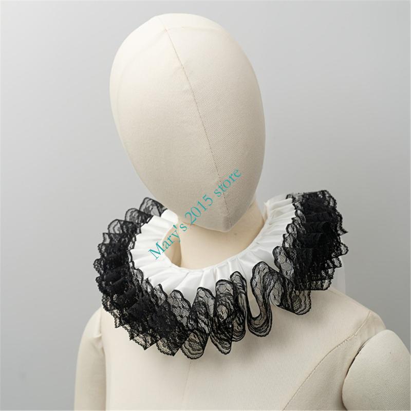 Victorian Layered Lace Ruffle  - огляд і ціна Men'S Victorian Accessories