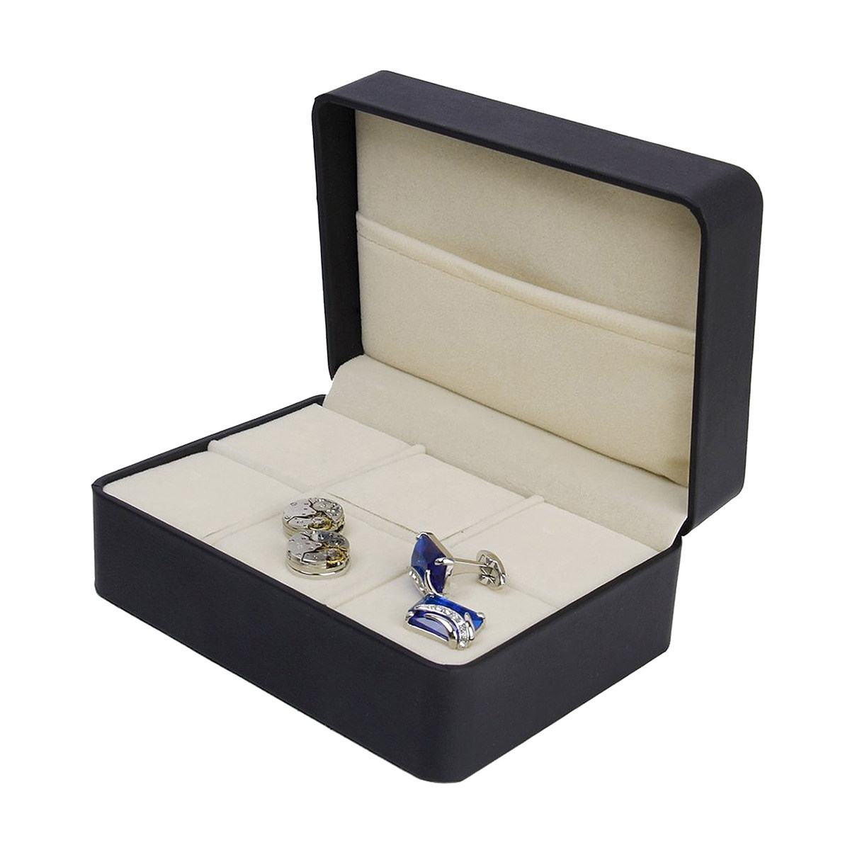 6-Compartment Portable Cufflin - огляд і ціна Travel Organizer Men