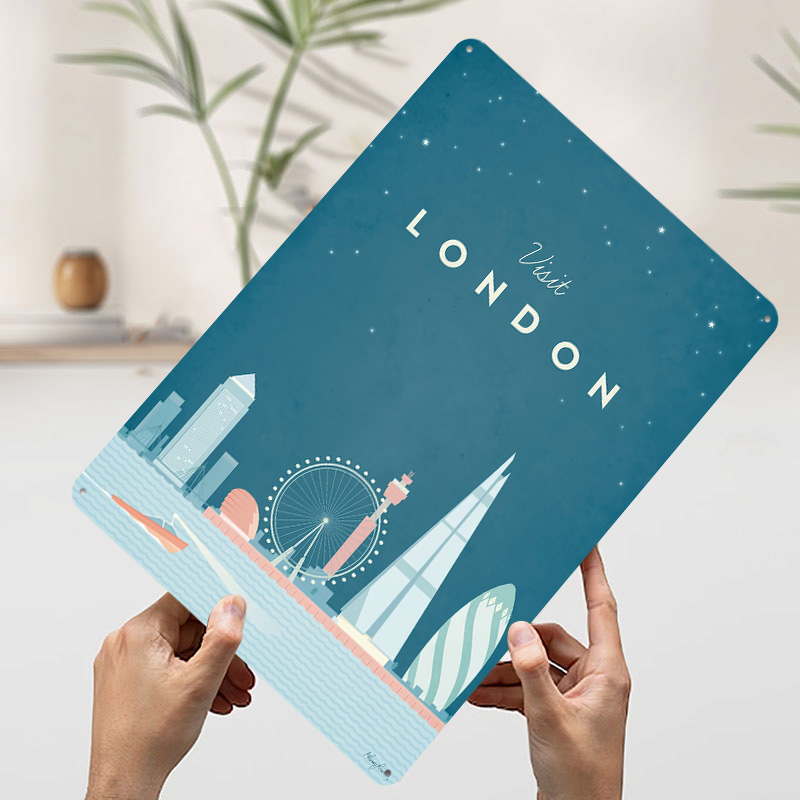 London Metal Poster Custom Wal - огляд і ціна Men'S Accessories London