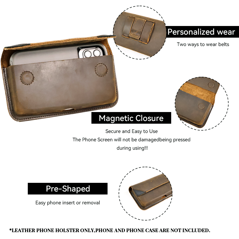 Genuine Leather Waist Bag for  - огляд і ціна Men Accessories Box