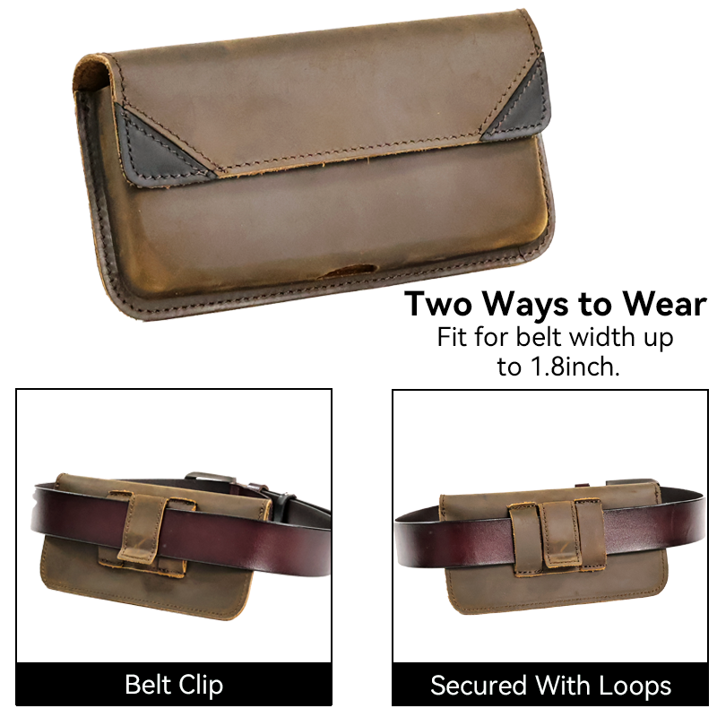 Genuine Leather Waist Bag for  - огляд і ціна Men Accessories Box