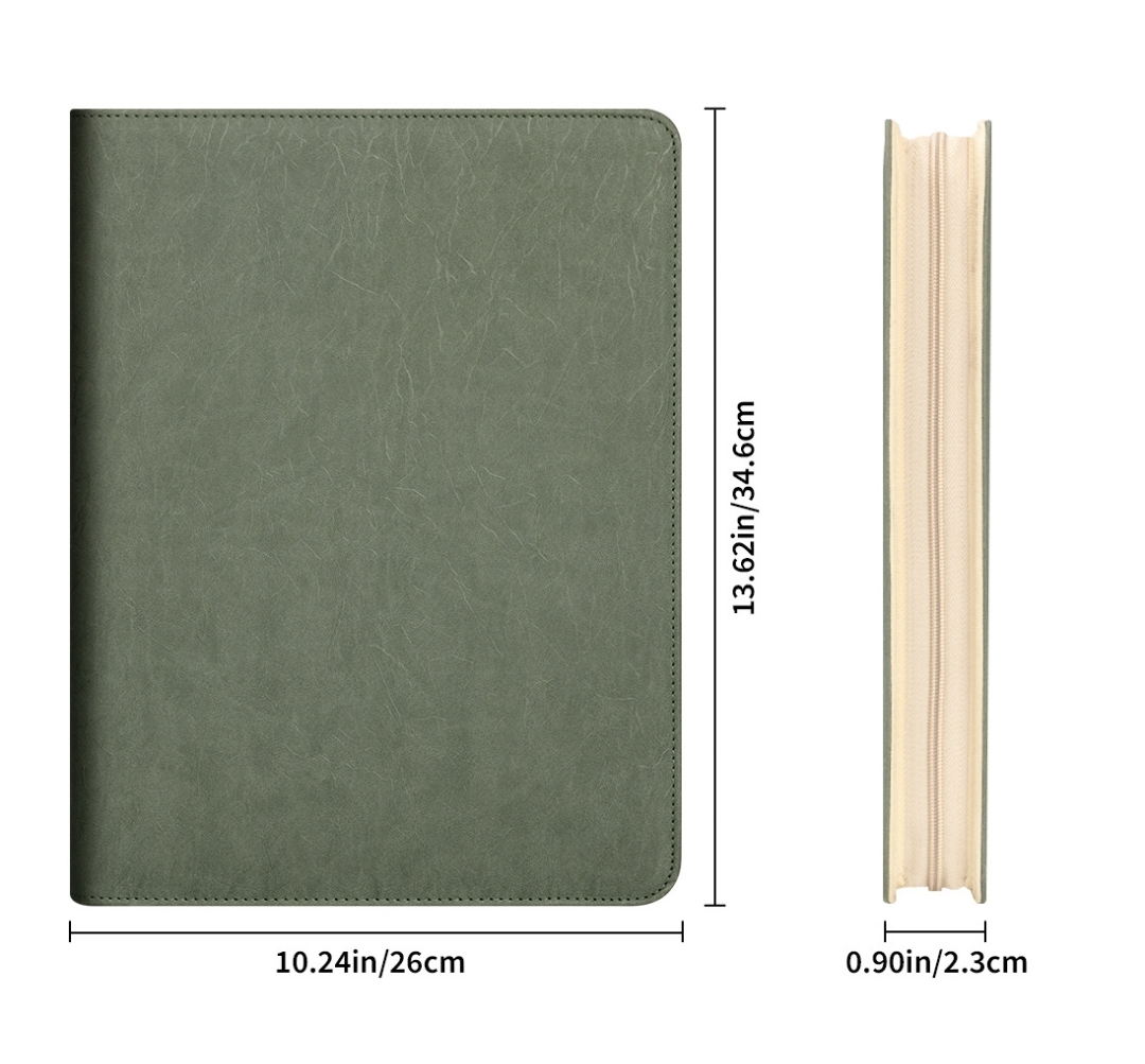 New A4 Zippered Padfolio Folde - огляд і ціна Men Accessories Box