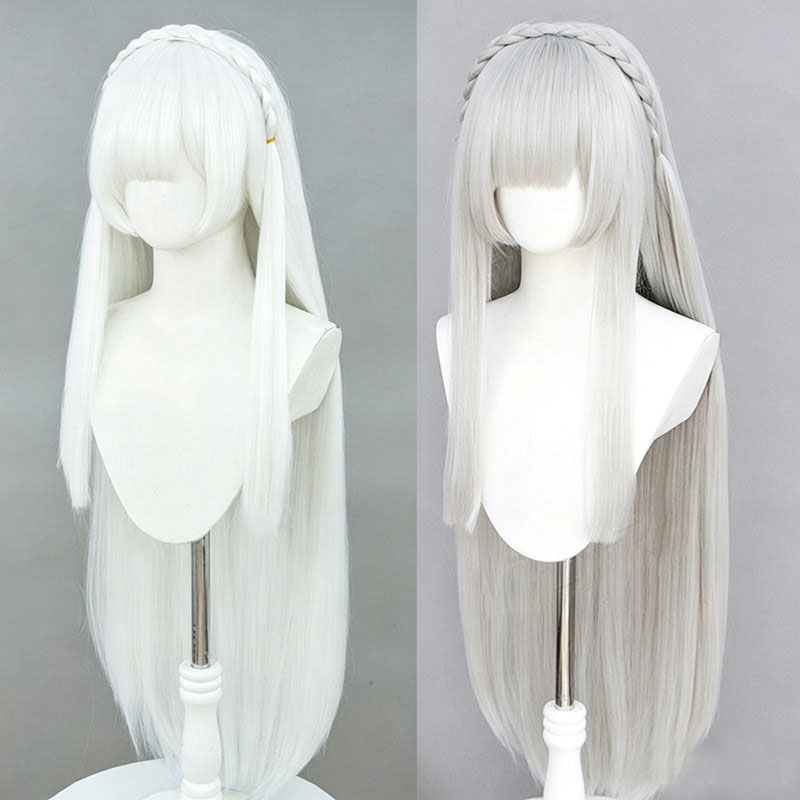 Anime Re:Zero Emilia Cosplay W - огляд і ціна Men Accessories Silver