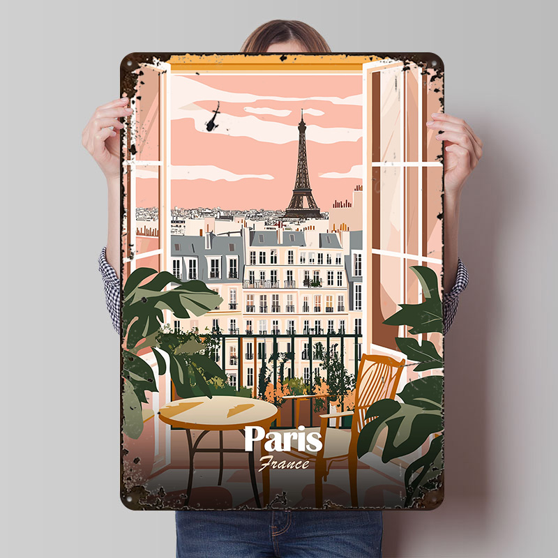 Paris Balcony View Metal Poste - огляд і ціна Men'S Accessories Paris