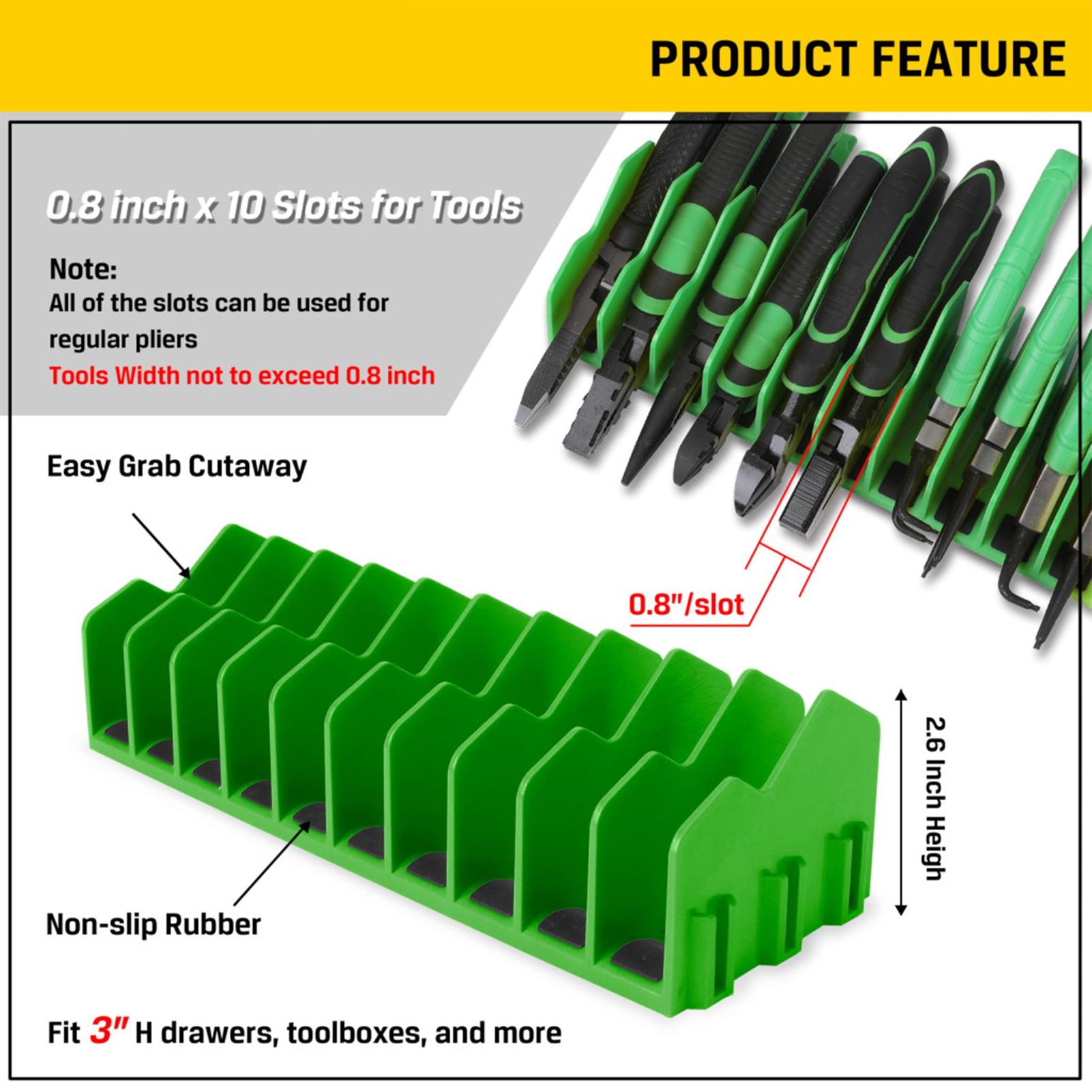 Plier Organizer Rack 10-Slot T - огляд і ціна Men Accessories Drawer