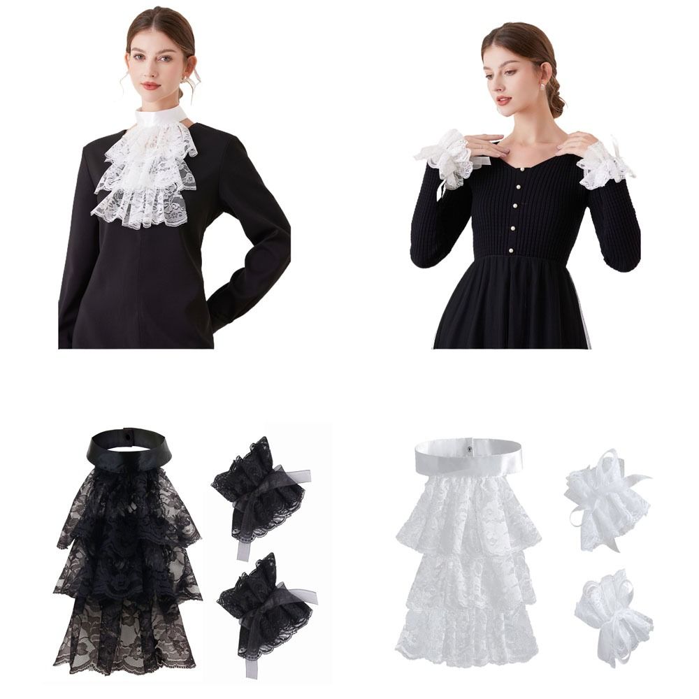 Fashion Victorian Lace Jabot C - огляд і ціна Men'S Victorian Accessories
