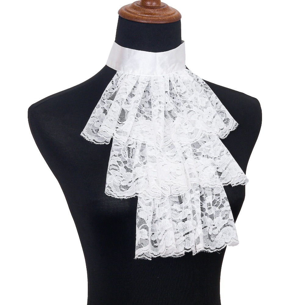 Fashion Victorian Lace Jabot C - огляд і ціна Men'S Victorian Accessories