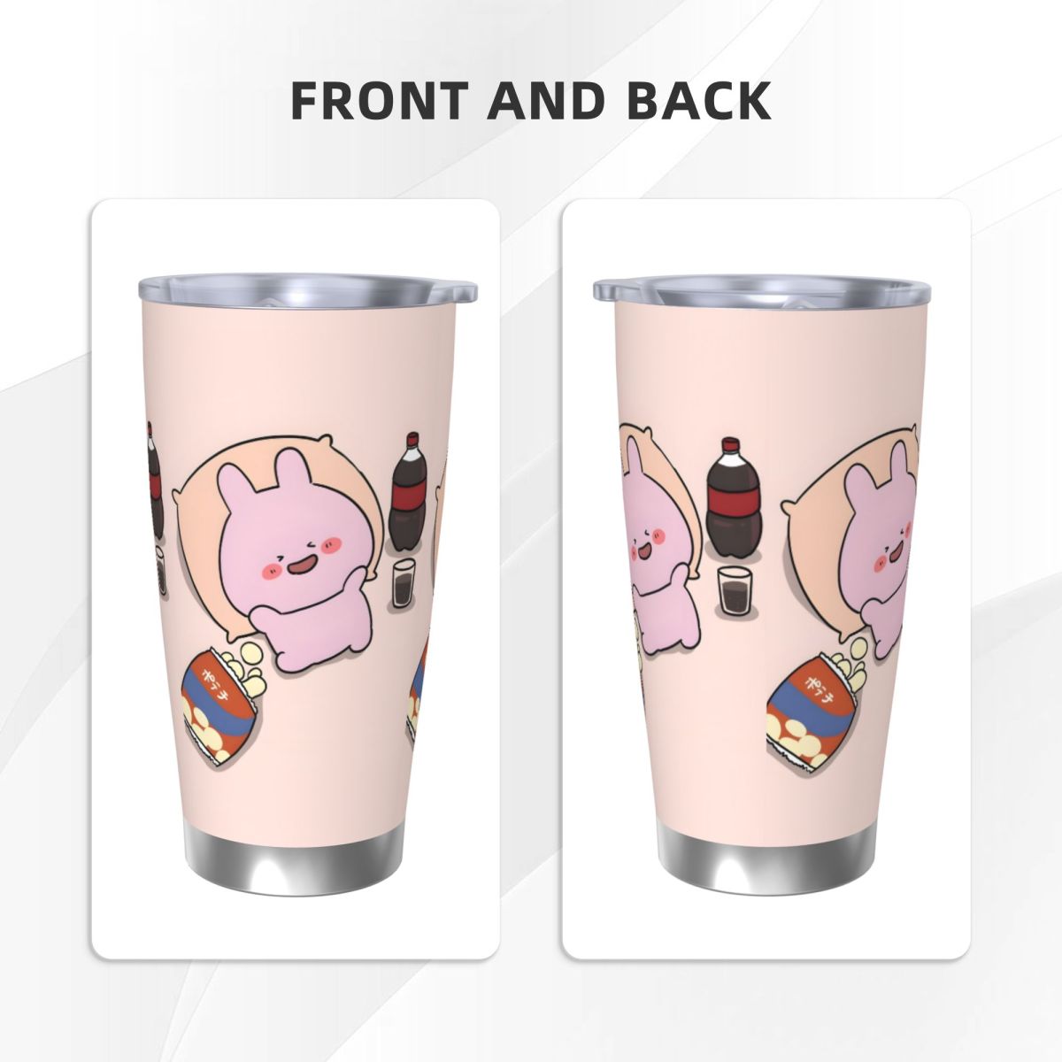 Asamimichaan Cute Asamimi 20oz - огляд і ціна Flask Stainless Steel