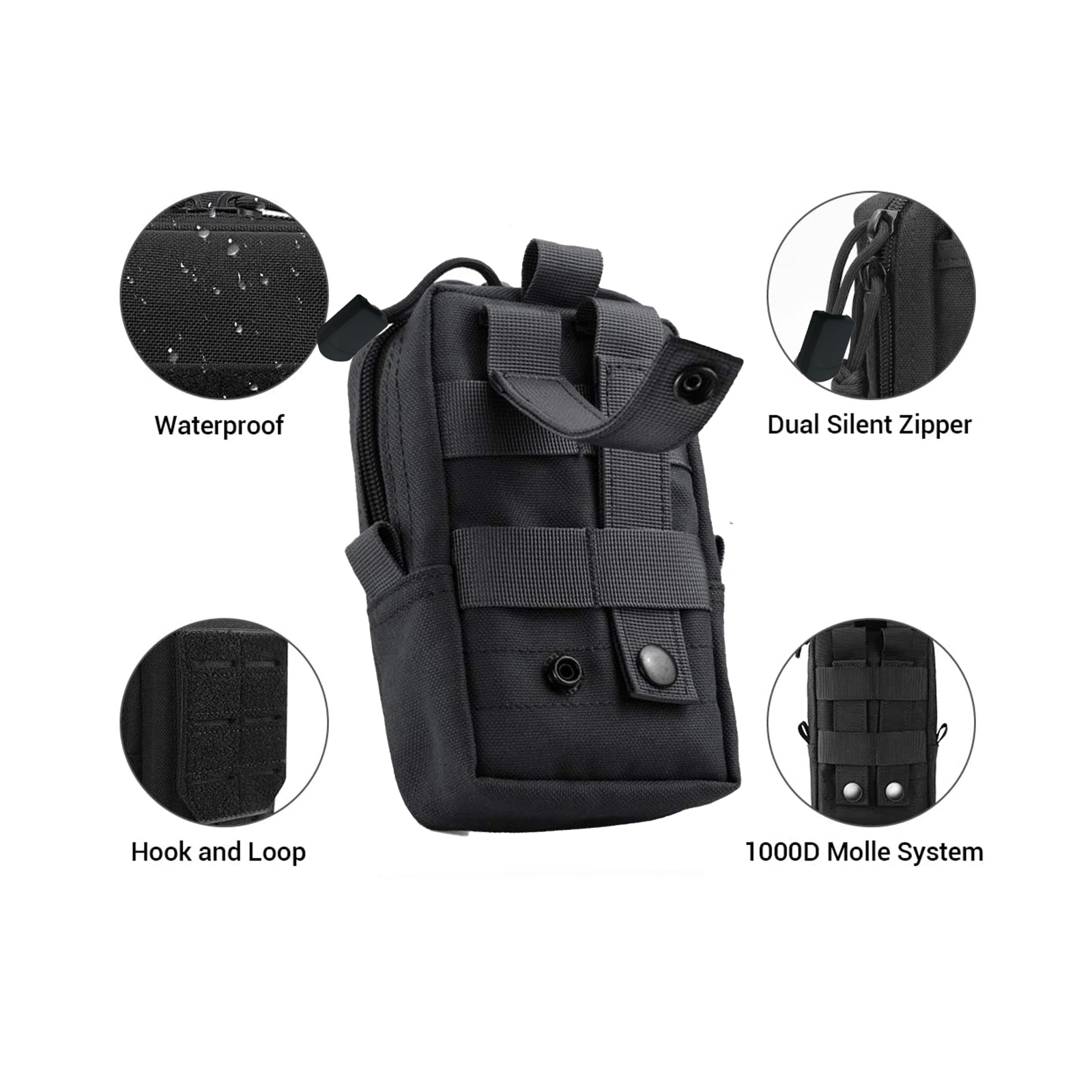 Tactical Molle Pouch Waist Bag - огляд і ціна Men Accessories Box