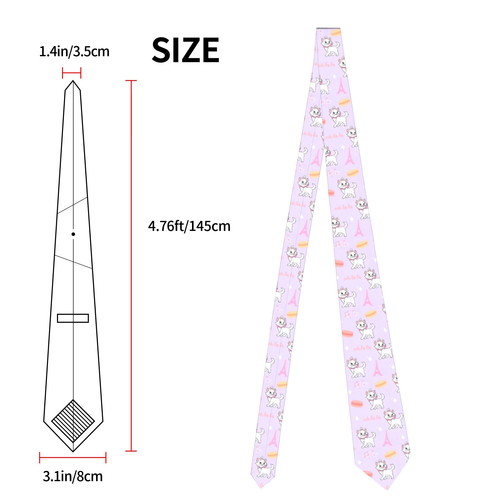 Necktie Aristocats Maries Cats - огляд і ціна Men'S Accessories Paris