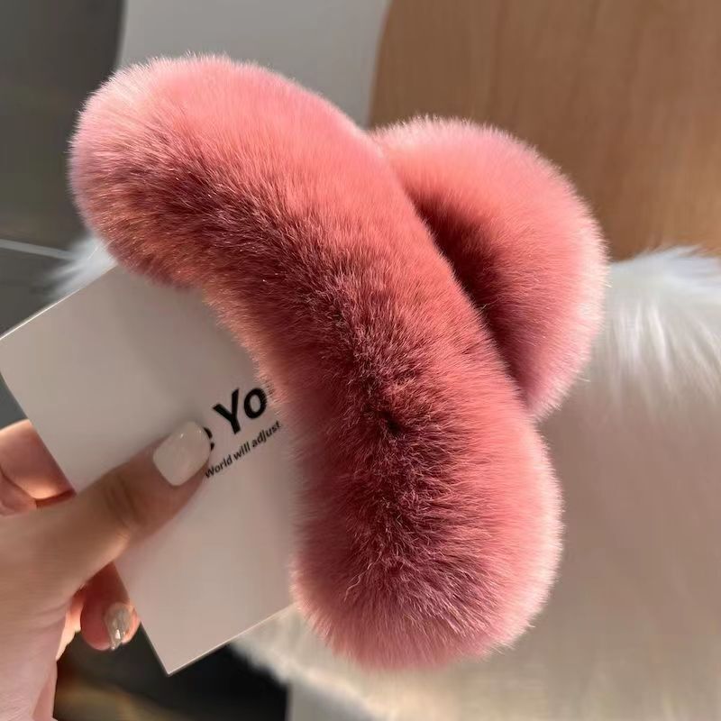 Real Rex rabbit hair large hai - огляд і ціна Men Accessories Silver