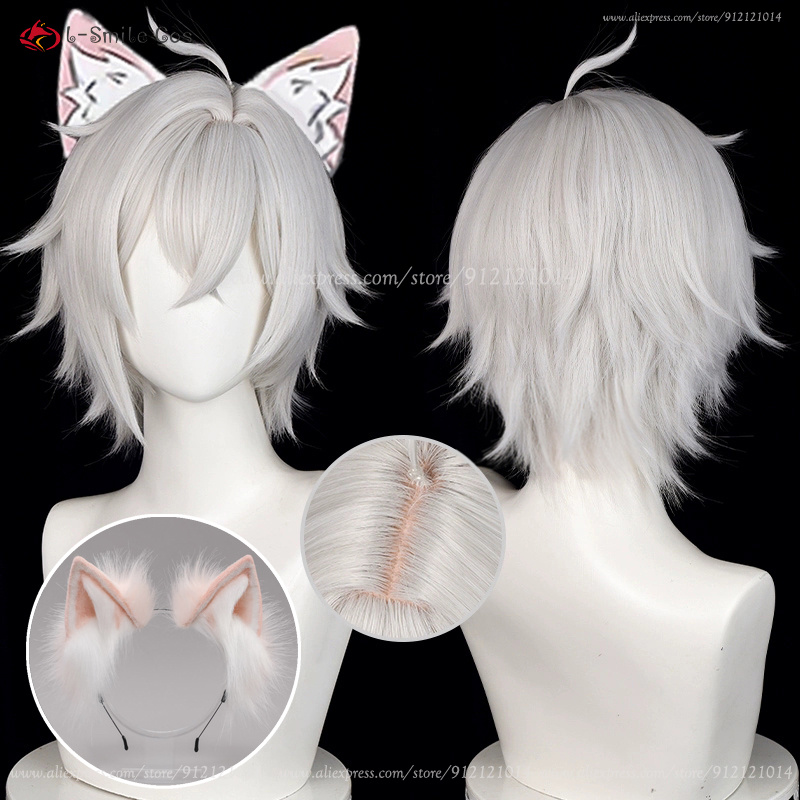ZZZ Seth Lowell Cosplay Wig 30 - огляд і ціна Men Accessories Silver