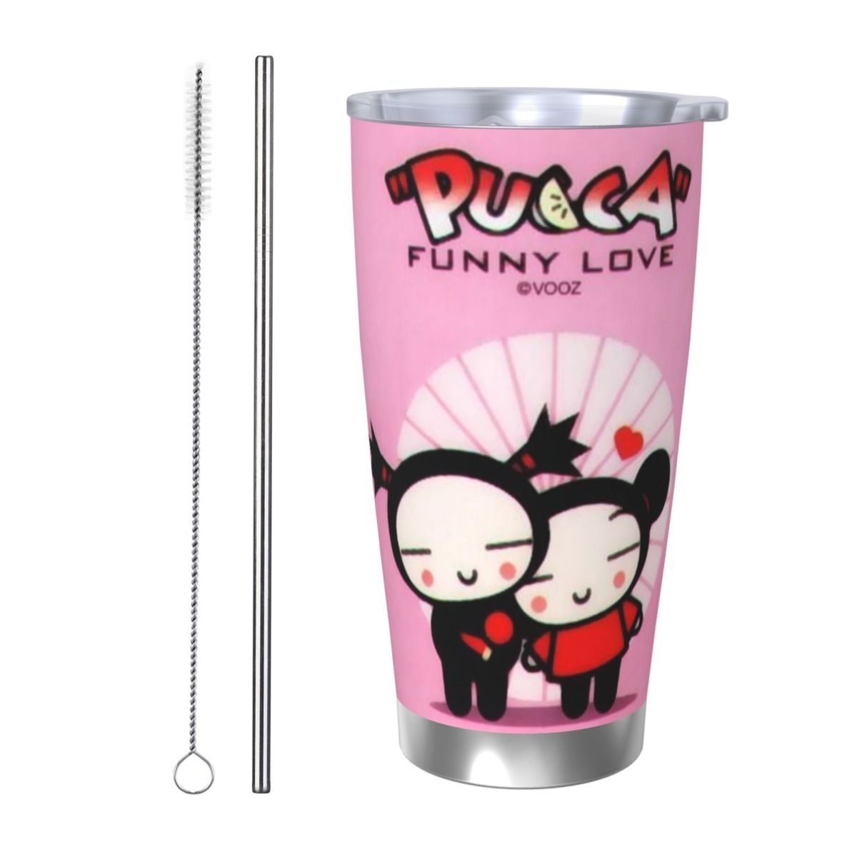 Cute Cartoon Pucca 20oz Stainl - огляд і ціна Flask Stainless Steel