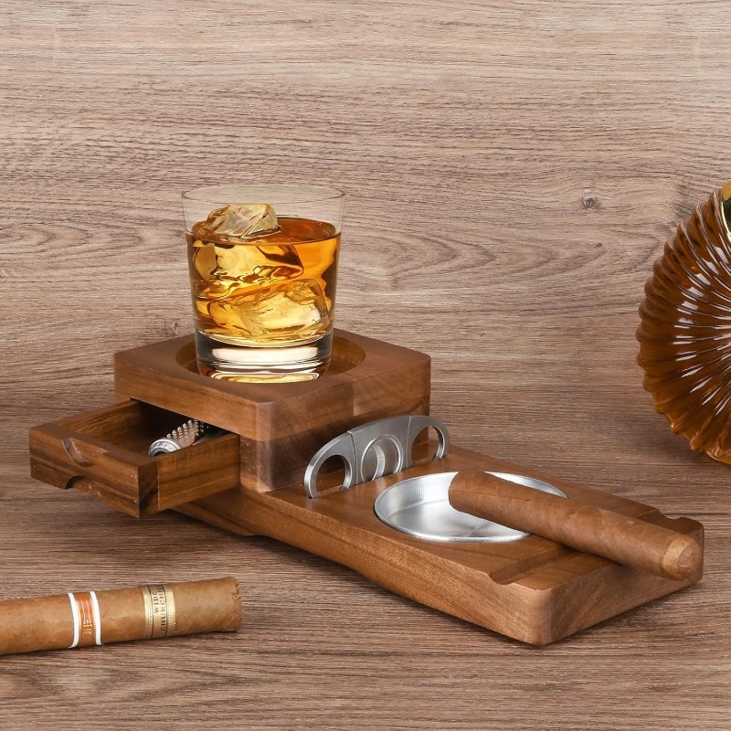 Multifunctional Solid Wood Cig - огляд і ціна Men Accessories Drawer