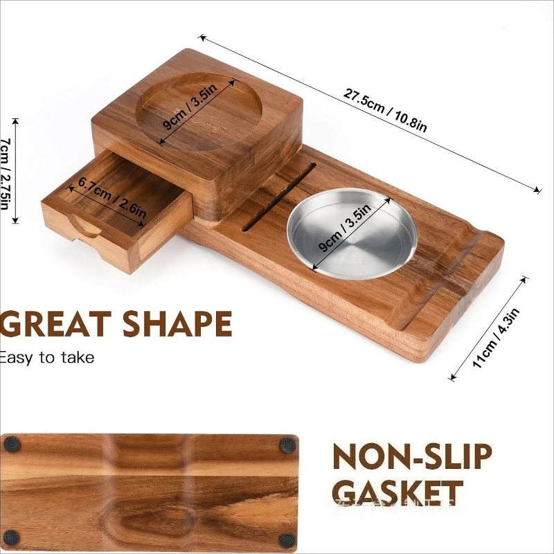 Multifunctional Solid Wood Cig - огляд і ціна Men Accessories Drawer