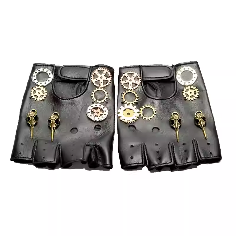 Steampunk PU Leather Fingerles - огляд і ціна Medieval Men'S Accessories