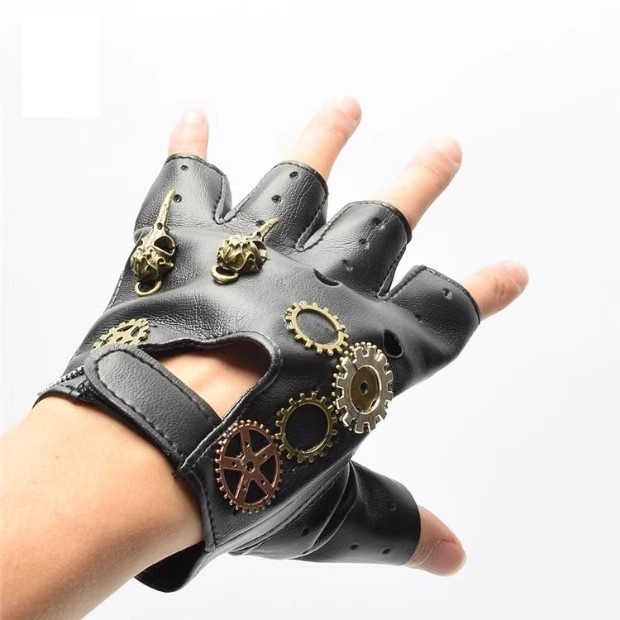 Steampunk PU Leather Fingerles - огляд і ціна Medieval Men'S Accessories
