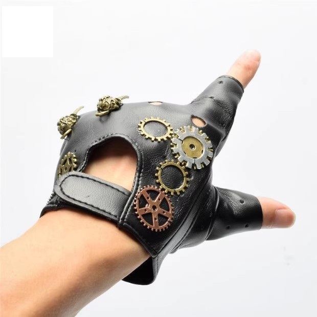 Steampunk PU Leather Fingerles - огляд і ціна Medieval Men'S Accessories