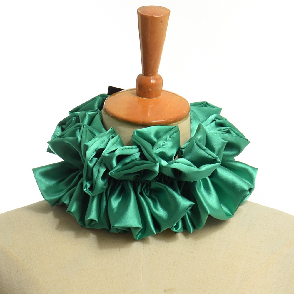 Clown Cosplay Satin Ruffled Ne - огляд і ціна Men'S Victorian Accessories
