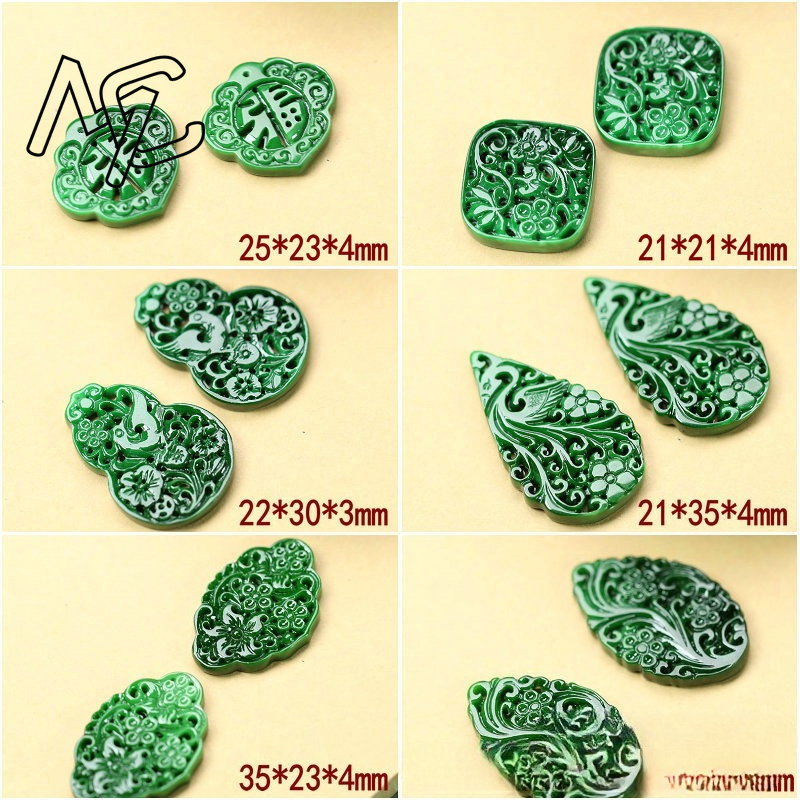 2pcs DIY Natural Dry Green Eme - огляд і ціна Men Accessories Gift