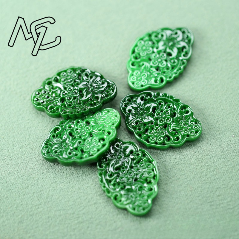 2pcs DIY Natural Dry Green Eme - огляд і ціна Men Accessories Gift