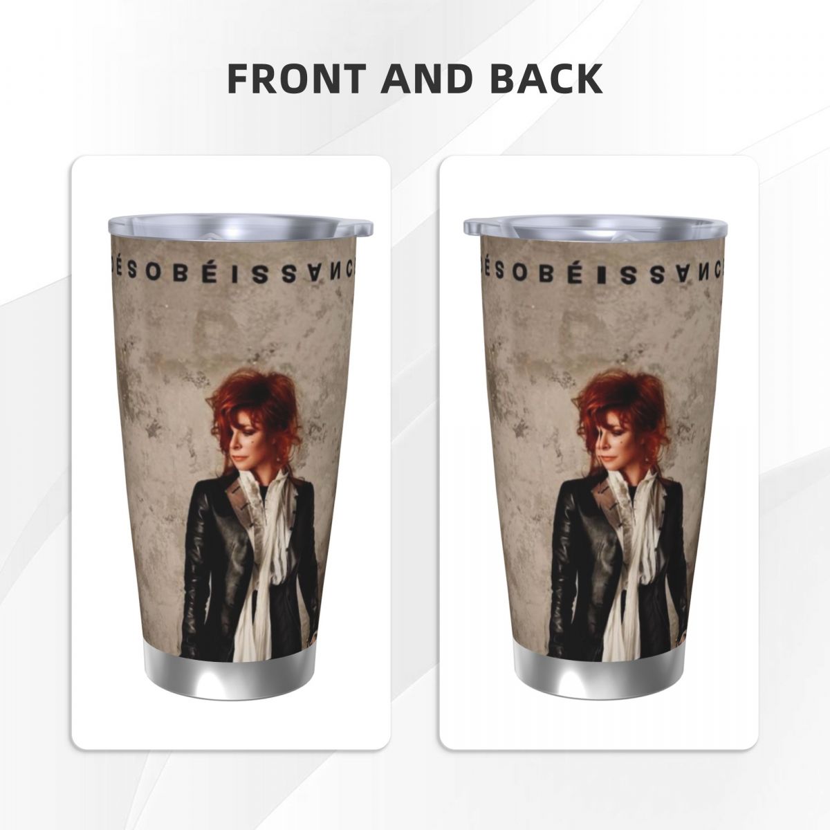 Mylene Farmer Nevermore 20oz S - огляд і ціна Flask Stainless Steel