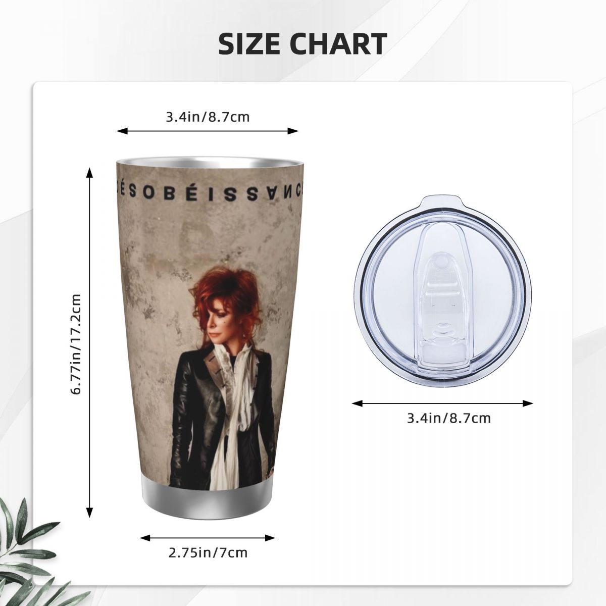 Mylene Farmer Nevermore 20oz S - огляд і ціна Flask Stainless Steel