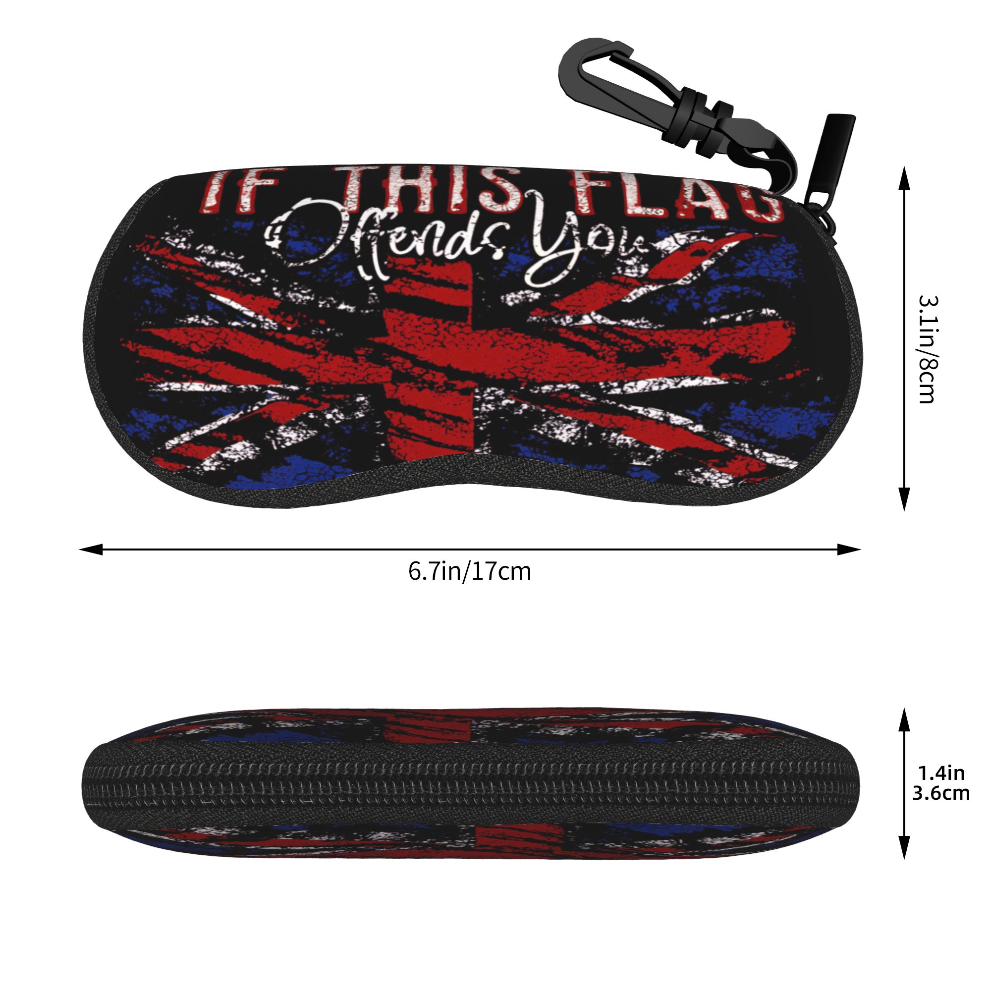 British flag UK Glasses Case M - огляд і ціна Men'S Accessories Uk