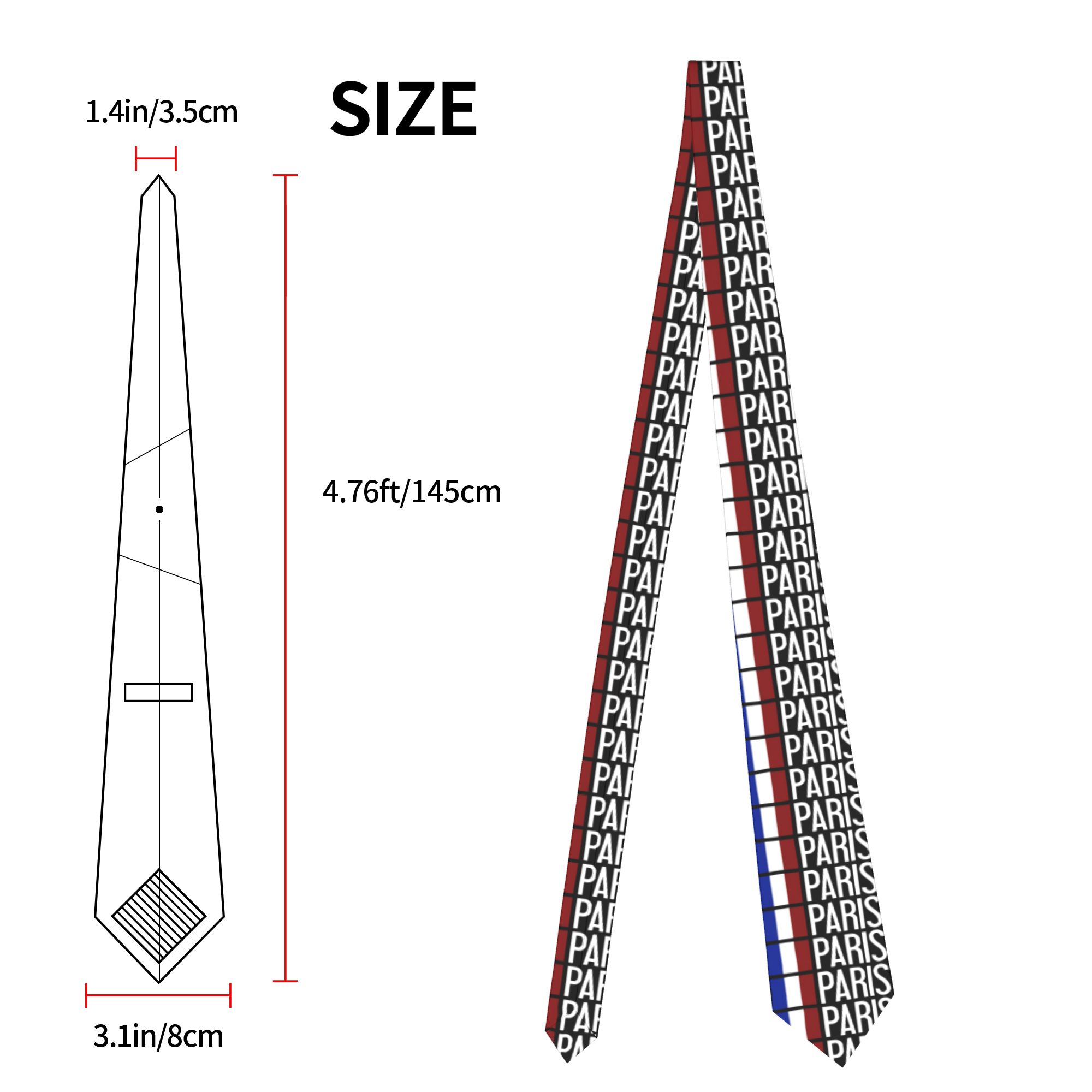 Men's Tie France French Flag P - огляд і ціна Men'S Accessories Paris