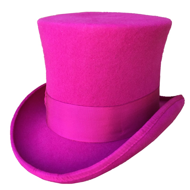 Rose PINK Women Top Hat Victor - огляд і ціна Men'S Victorian Accessories