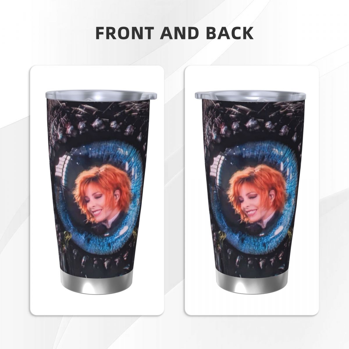 Mylene Farmer Nevermore 20oz S - огляд і ціна Flask Stainless Steel