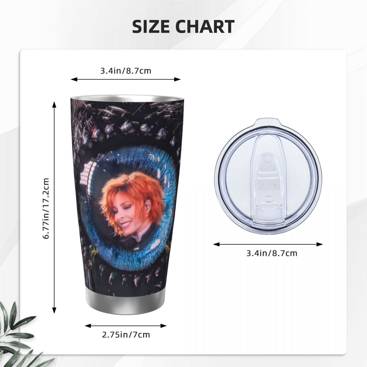 Mylene Farmer Nevermore 20oz S - огляд і ціна Flask Stainless Steel