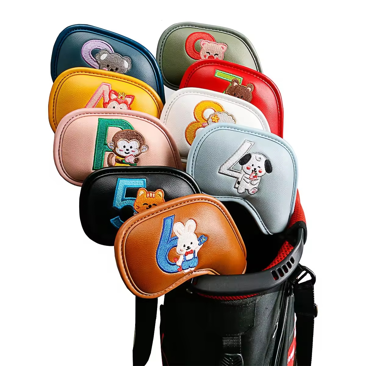 9Pcs Cute Cartoon Animal Golf  - огляд і ціна Men Accessories Gift