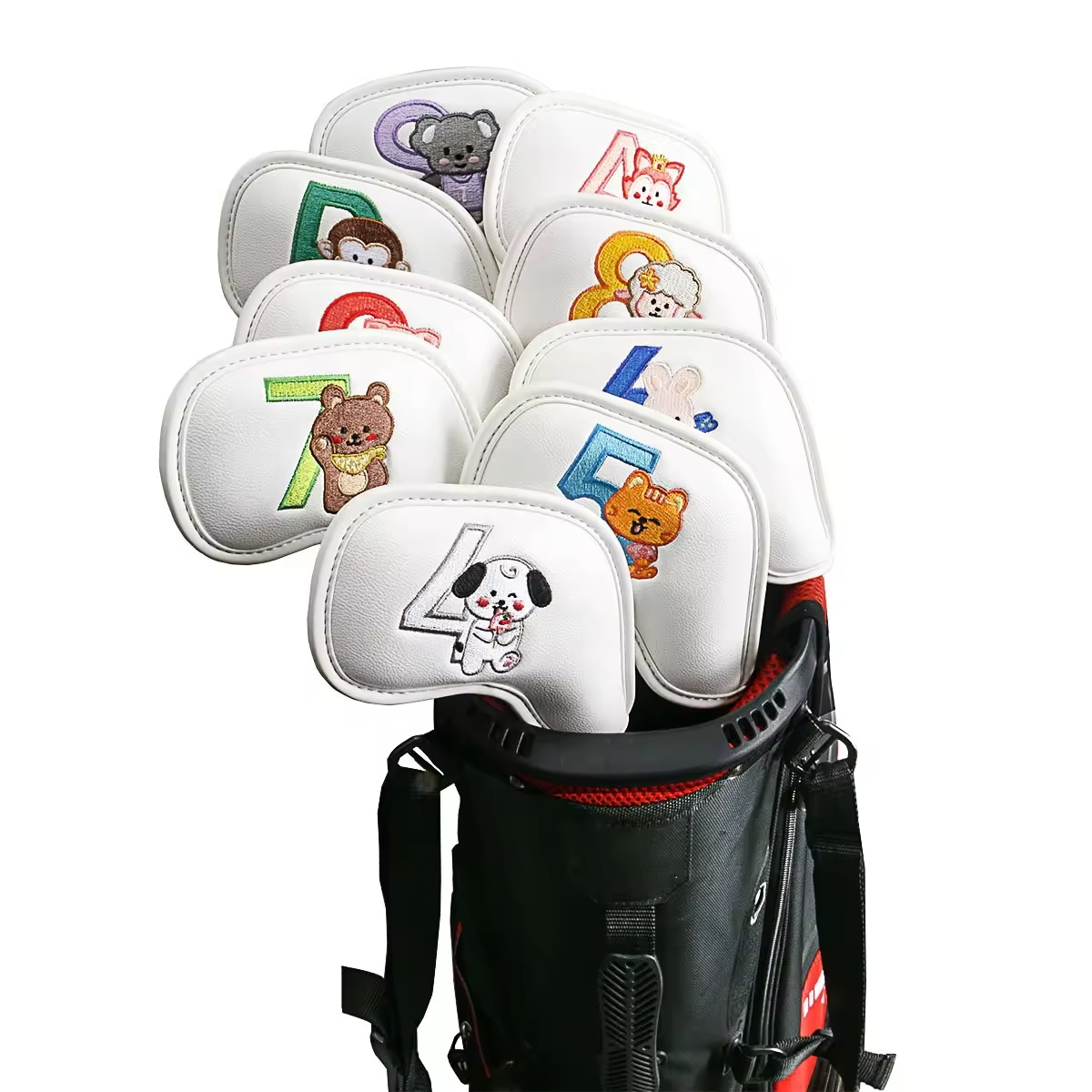 9Pcs Cute Cartoon Animal Golf  - огляд і ціна Men Accessories Gift
