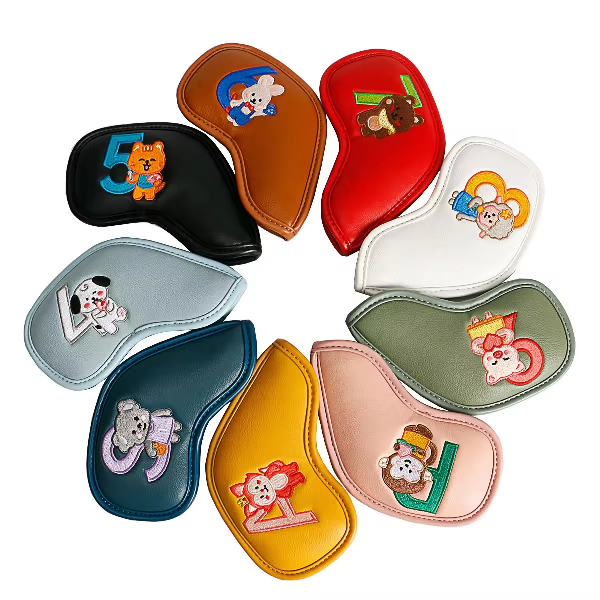9Pcs Cute Cartoon Animal Golf  - огляд і ціна Men Accessories Gift