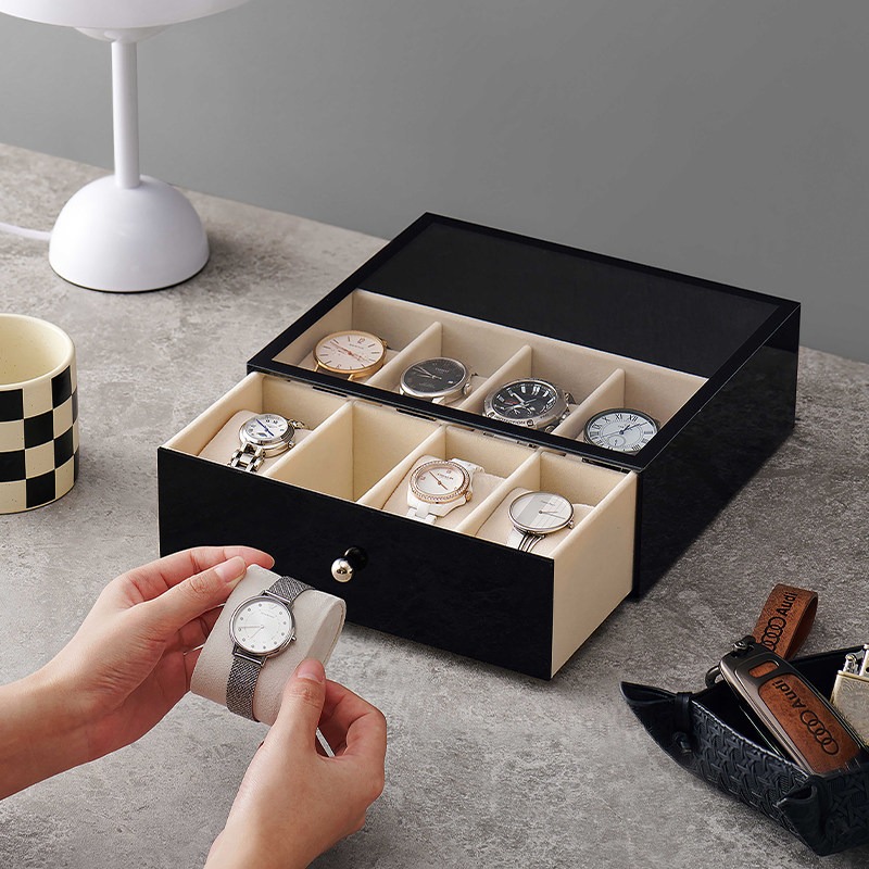 Plastic Watch Boxes Luxury 5/8 - огляд і ціна Men Accessories Drawer