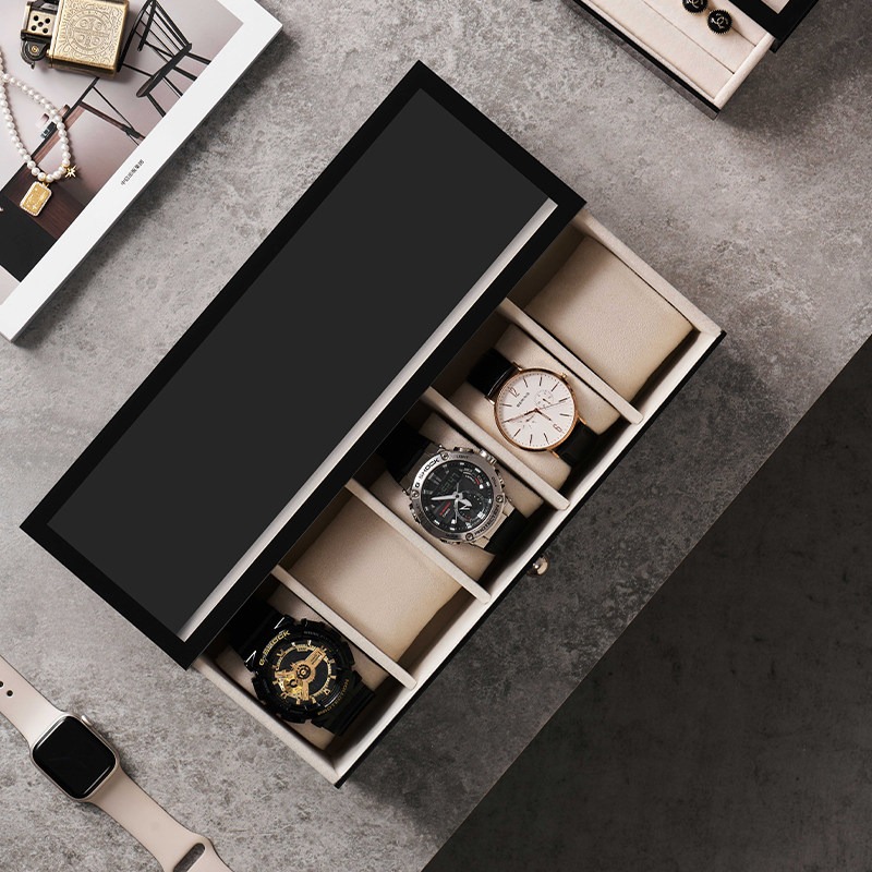 Plastic Watch Boxes Luxury 5/8 - огляд і ціна Men Accessories Drawer